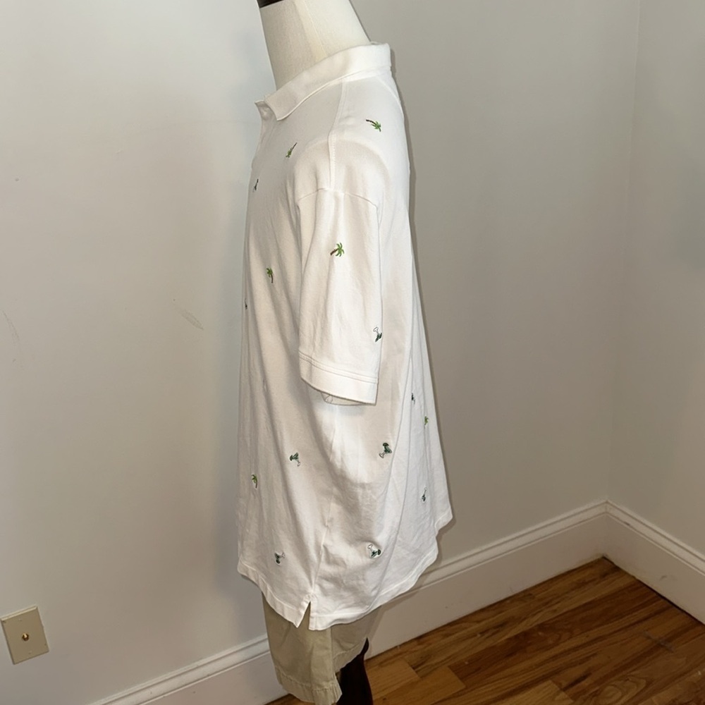 Daniel Cremieux white polo knit shirt size XL - Picture 3 of 6